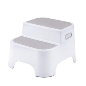 Hire a stool for the toilet or bath so kids can reach properly.
